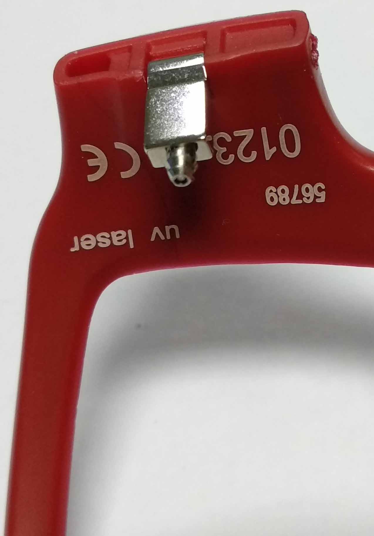 塑料眼鏡架激光打標(biāo)識